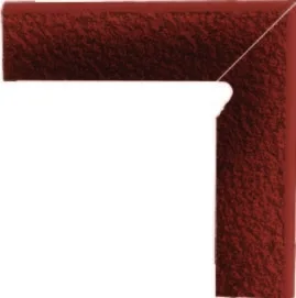 Бордюр Paradyz Cloud Brown Rosa Цоколь правый (B+A) 8,1x30 рельефный