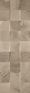 Плитка Paradyz Daikiri Brown Wood Kostki Struktura 25x75 структурированная
