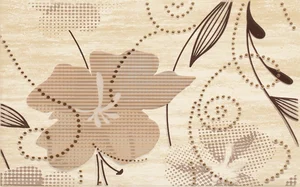 Декоративный элемент Paradyz Doppia Beige Inserto B 25x40 глянцевый