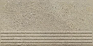 Ступень Paradyz Eremite Crema Stopnica Prosta Struktura Mat 30x60 структурированная