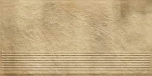 Ступень Paradyz Eremite Sand Stopnica Prosta Struktura Mat 30x60 структурированная