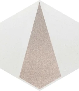 Декоративный элемент Paradyz Esagon Concrete Silver Inserto C 17,1x19,8 матовый