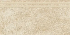 Ступень Paradyz Flash Beige Stopnica Prosta Nacinana Polpoler 30x60 полированная