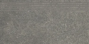 Ступень Paradyz Flash Grafit Stopnica Prosta Nacinana Polpoler 30x60 полированная