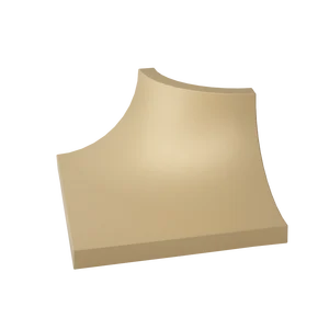 Спецэлемент Paradyz Gamma Bezowa Ksztaltka C Mat. 3x4 матовый