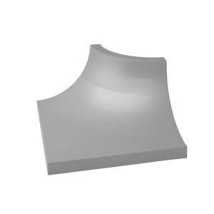 Спецэлемент Paradyz Gamma Szara Ksztaltka C Polysk 3x4 полированный