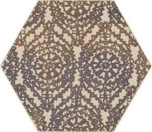 Декоративный элемент Paradyz Glitter Mood Blue Heksagon Inserto A 17,1x19,8 матовый