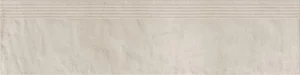 Ступень Paradyz Hybrid stone Bianco Stopnica Prosta Nacinana 29,8x119,8 рельефная