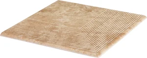 Ступень Paradyz Ilario Beige Corner Stair Tread 30x30 матовая
