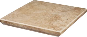 Ступень Paradyz Ilario Beige Corner Stair Tread Nose 33x33 матовая