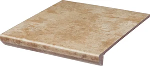 Ступень Paradyz Ilario Beige Stair Tread Nose 30x33 матовая