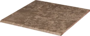 Ступень Paradyz Ilario Brown Stair Tread 30x30 матовая