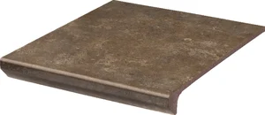 Ступень Paradyz Ilario Brown Stair Tread Nose 30x33 матовая