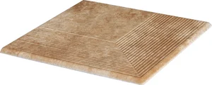 Ступень Paradyz Ilario Ochra Corner Stair Tread 30x30 матовая