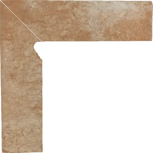 Бордюр Paradyz Ilario Ochra Stair Tread Skirting Board Left 8,1x30 матовый