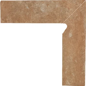 Бордюр Paradyz Ilario Ochra Stair Tread Skirting Board Right 8,1x30 матовый