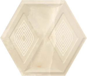 Плитка Paradyz Illusion Beige Heksagon Struktura Sciana 17,1x19,8 матовая