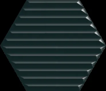 Плитка Paradyz Intense Tone Green Heksagon Struktura B Sciana 17,1x19,8 структурированная