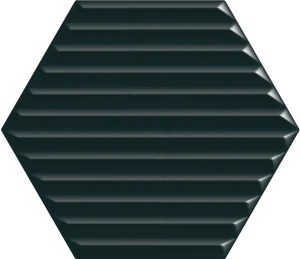 Плитка Paradyz Intense Tone Green Heksagon Struktura B Sciana 17,1x19,8 структурированная