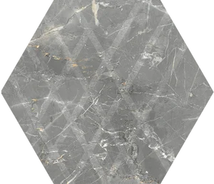Керамогранит Paradyz Marvelstone Light Grey Heksagon Gres Szkl. Mat. 17,1x19,8 матовый