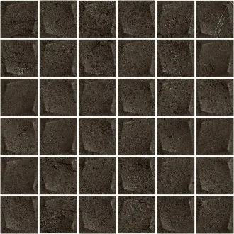Minimal Stone Nero Mozaika Prasowana K.4,8X4,8
