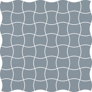 Мозаика Paradyz Modernizm Blue Mozaika Prasowana K.3,6X4,4 30,9x30,9 матовая