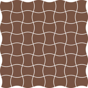 Мозаика Paradyz Modernizm Brown Mozaika Prasowana K.3,6X4,4 30,9x30,9 матовая