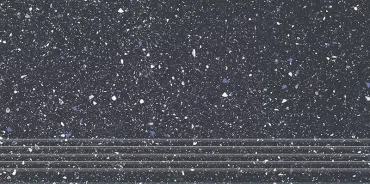 Ступень Paradyz Moondust Antracite Stopnica Prosta Nacinana Mat. 30x60 матовая