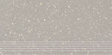 Ступень Paradyz Moondust Silver Stopnica Prosta Nacinana Pol. 30x60 полированная