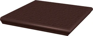 Ступень Paradyz Natural Brown Duro Cтупень простая с капиносом 33x33 структурированная