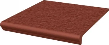 Ступень Paradyz Natural Rosa Duro Cтупень простая с носиком 30x33 структурированная