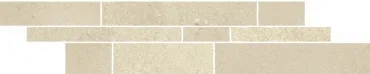 Мозаика Paradyz Naturstone Beige Listwa Mix Paski 14,3x71 матовая