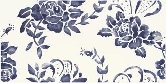 Porcelano Blue Sciana Dekor
