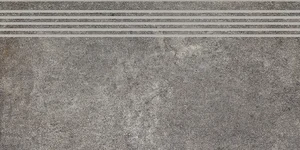 Ступень Paradyz Riversand Grafit Stopnica Prosta Nacinana Mat. 29,8x59,8 матовая