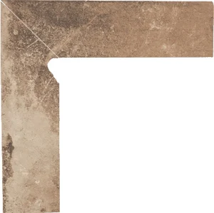 Бордюр Paradyz Scandiano Ochra Stair Tread Skirting Board Left 8,1x30 матовый