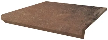 Ступень Paradyz Scandiano Rosso Stair Tread Nose 30x33 матовая