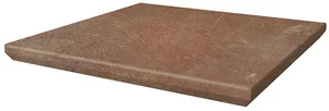 Ступень Paradyz Scandiano Rosso Stair Tread Nose 33x33 матовая