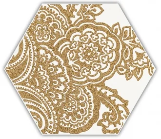 Shiny Lines Gold Heksagon Inserto B