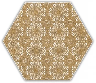 Shiny Lines Gold Heksagon Inserto E