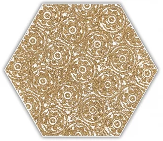 Shiny Lines Gold Heksagon Inserto F