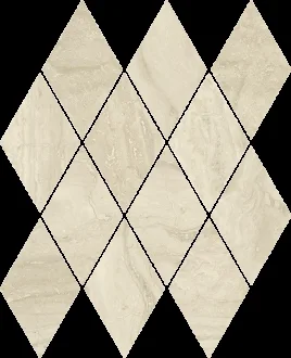 Silence Beige Mozaika Prasowana Romb Pillow Mat