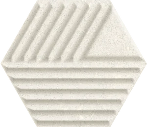 Плитка Paradyz Space Dust Grys Heksagon Struktura C Sciana 17,1x19,8 матовая