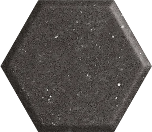 Плитка Paradyz Space Dust Nero Heksagon Struktura A Sciana 17,1x19,8 матовая