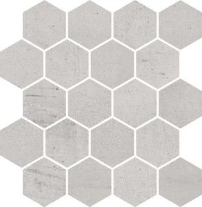 Мозаика Paradyz Space Grys Mozaika Cieta Hexagon Mat. 25,8x28 матовая