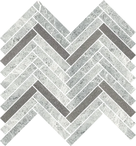 Мозаика Paradyz Stone Matter Grys Mozaika Cieta 28,1x30,1 глянцевая