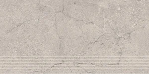 Ступень Paradyz Sunnydust Light Grys Stopnica Prosta Nacinana Mat. 30x60 матовая