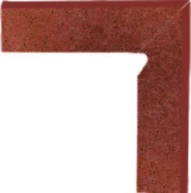 Бордюр Paradyz Taurus Brown Цоколь правый (B+A) 8,1x30 матовый