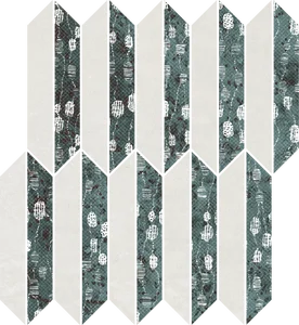 Мозаика Paradyz Unique Lady Green Mozaika Cieta Mix Mat 27,4x29,8 матовая