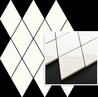 Uniwersalna Mozaika Prasowana Bianco Romb Pillow