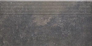 Ступень Paradyz Viano Antracite Stair Tread 30x60 матовая